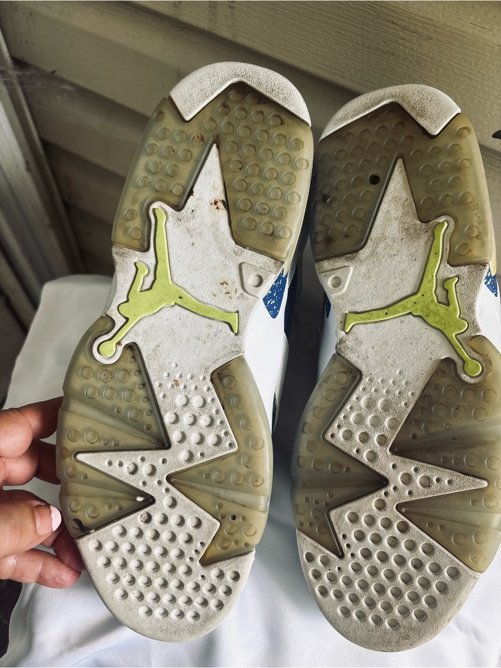 Men Nike Air Jordan 6 Low "Ghost Green" - Picture 12 of 13